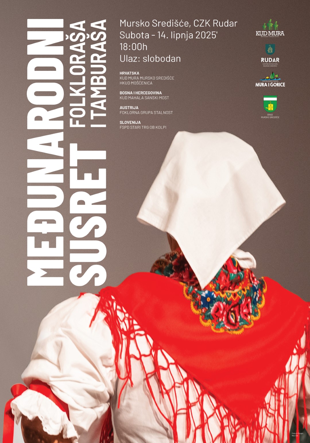 Međunarodni susret folkloraša i tamburaša u Centru za kulturu“Rudar“