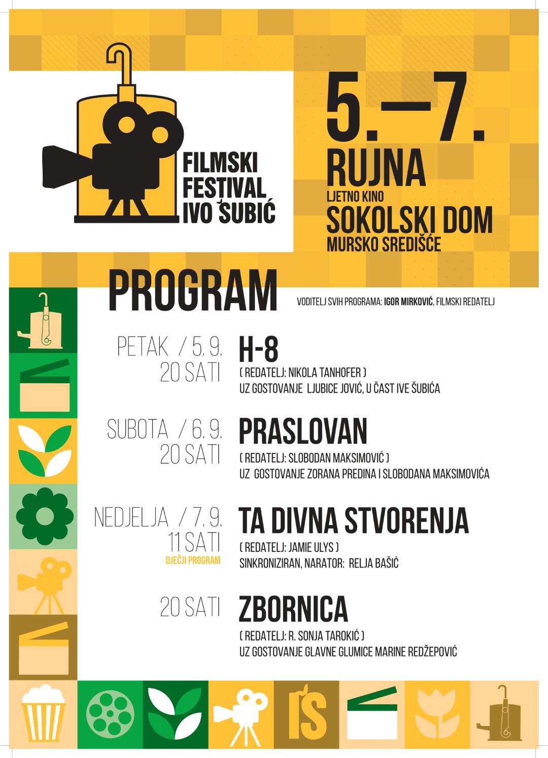 Drugi filmski festival „Ivo Šubić“ u Murskom Središću