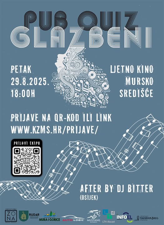 Glazbeni kviz ponovno u Murskom Središću – nova prilika za testiranje znanja uz DJ-a iz Osijeka