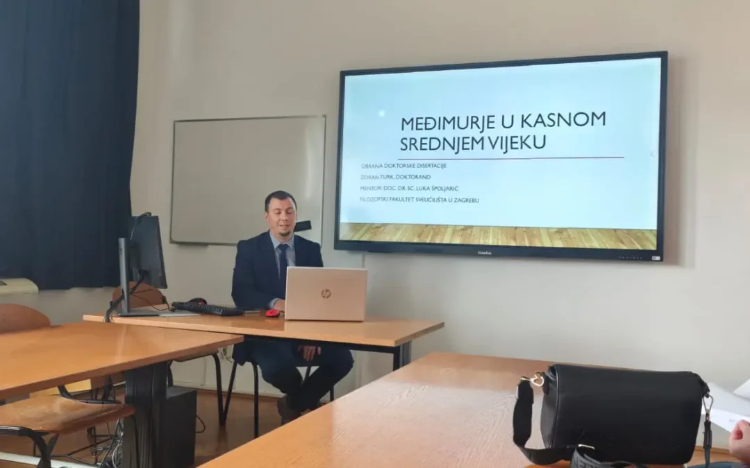 Zoran Turk doktorirao na temi srednjovjekovne povijesti Međimurja