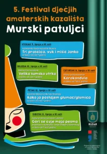 Dječji vrtići i škole pozvani na 5. Festival dječjih amaterskih kazališta „Murski patuljci“
