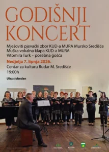 Godišnji koncert KUD-a Mura u Centru za kulturu Rudar
