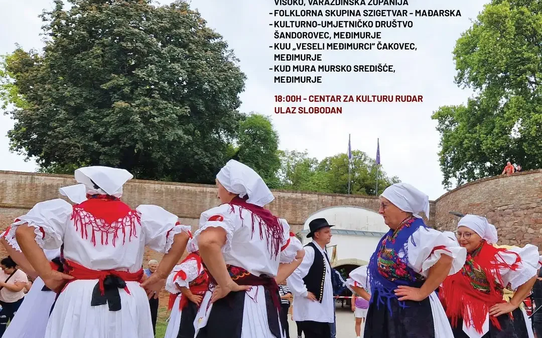 Ne propustite Međunarodni susret folkloraša i tamburaša u Centru za kulturu „Rudar“ – ulaz slobodan