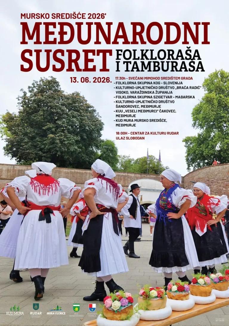 Ne propustite Međunarodni susret folkloraša i tamburaša u Centru za kulturu „Rudar“ – ulaz slobodan