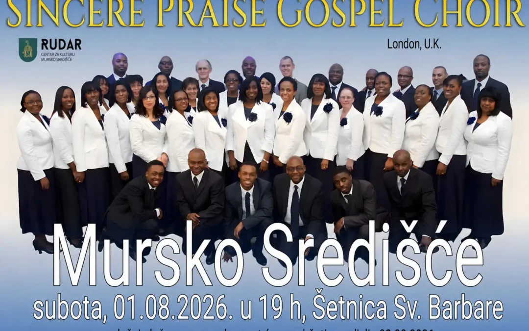 Sincere Praise Gospel Choir iz Londona stiže u Mursko Središće