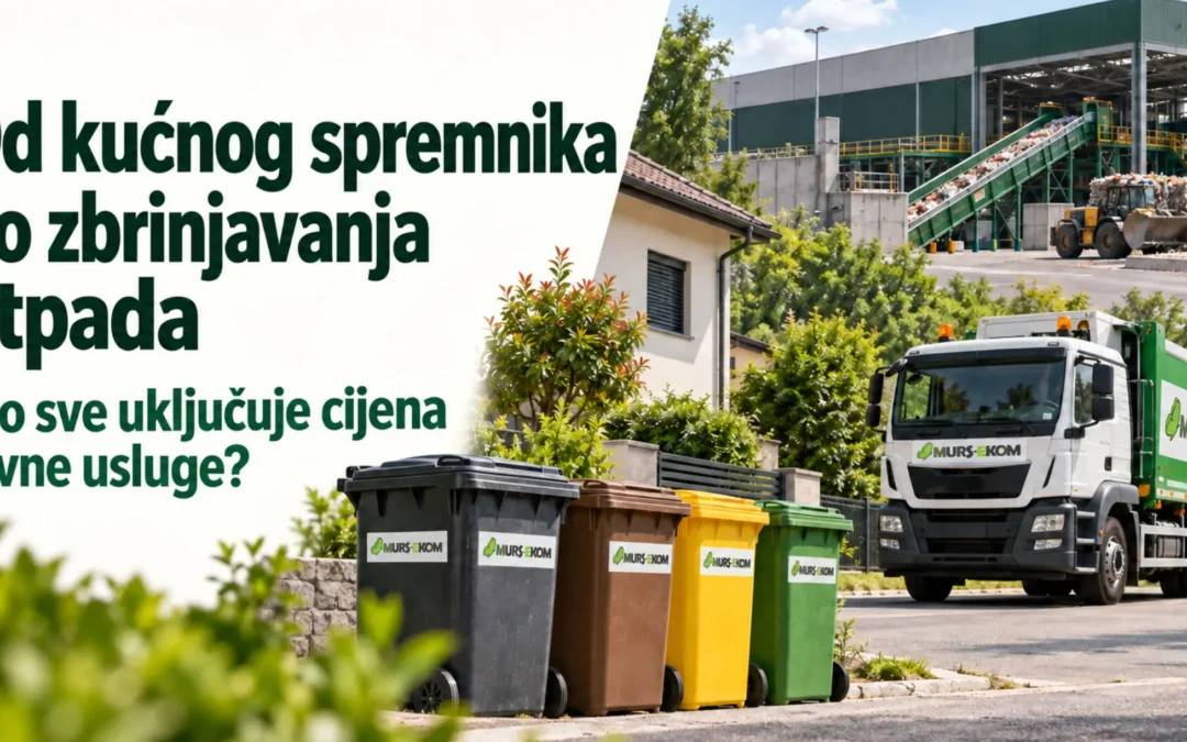 Od kućnog spremnika do zbrinjavanja otpada – što sve uključuje cijena javne usluge