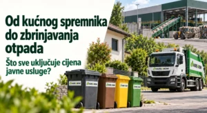 Od kućnog spremnika do zbrinjavanja otpada – što sve uključuje cijena javne usluge