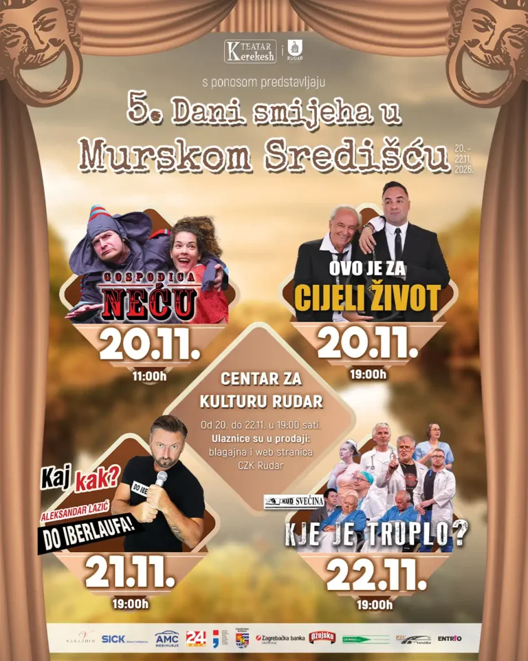 U MURSKO SREDIŠĆE STIŽU 5. DANI SMIJEHA!