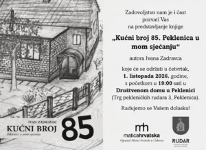 Pekleničari, dođite i ponovno upoznajte Peklenicu nekad!