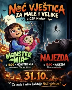 Noć vještica za male i velike u CZK Rudar