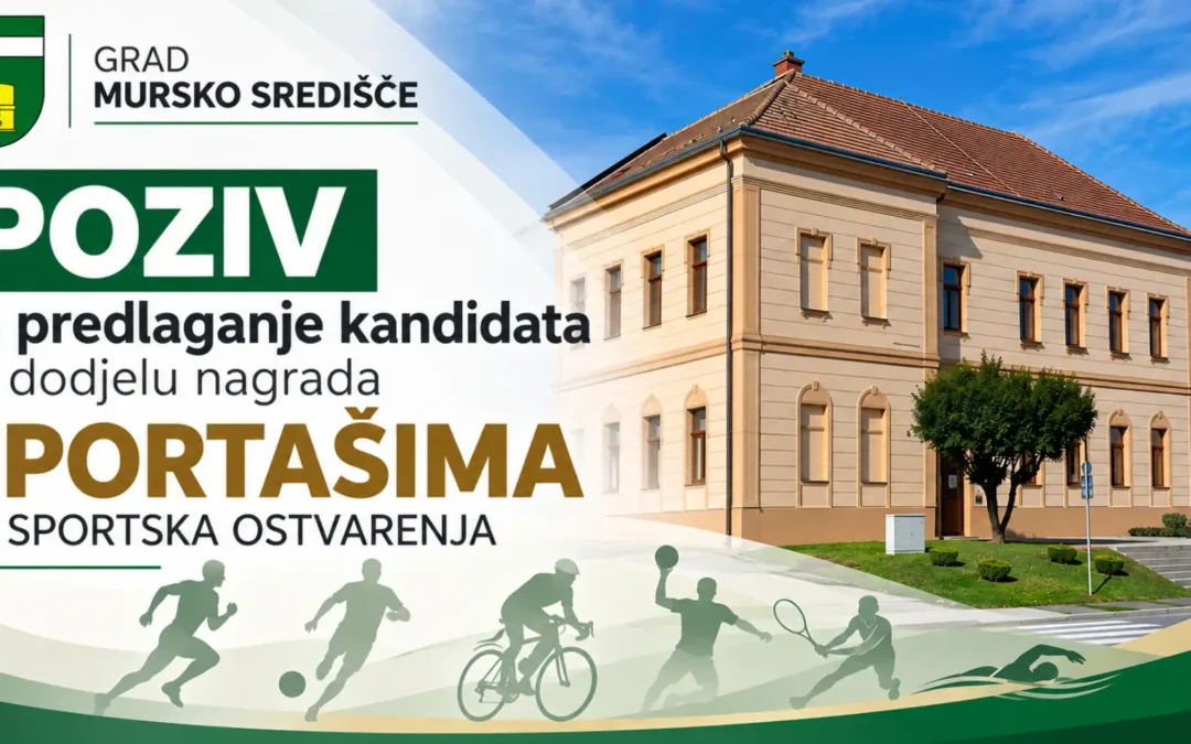 Poziv za predlaganje kandidata za dodjelu nagrada sportašima za sportska ostvarenja